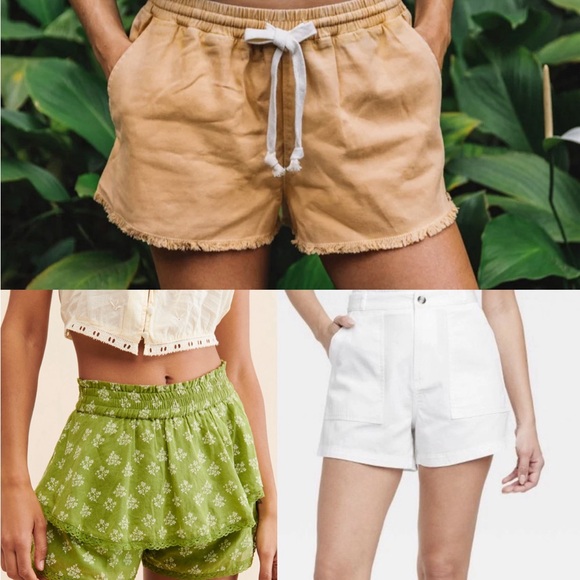 Bundle of (3) new, cute cotton shorts - Picture 1 of 10